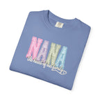 NANA Pastel Patchwork T-Shirt — "The Heart of Our Family" Gift