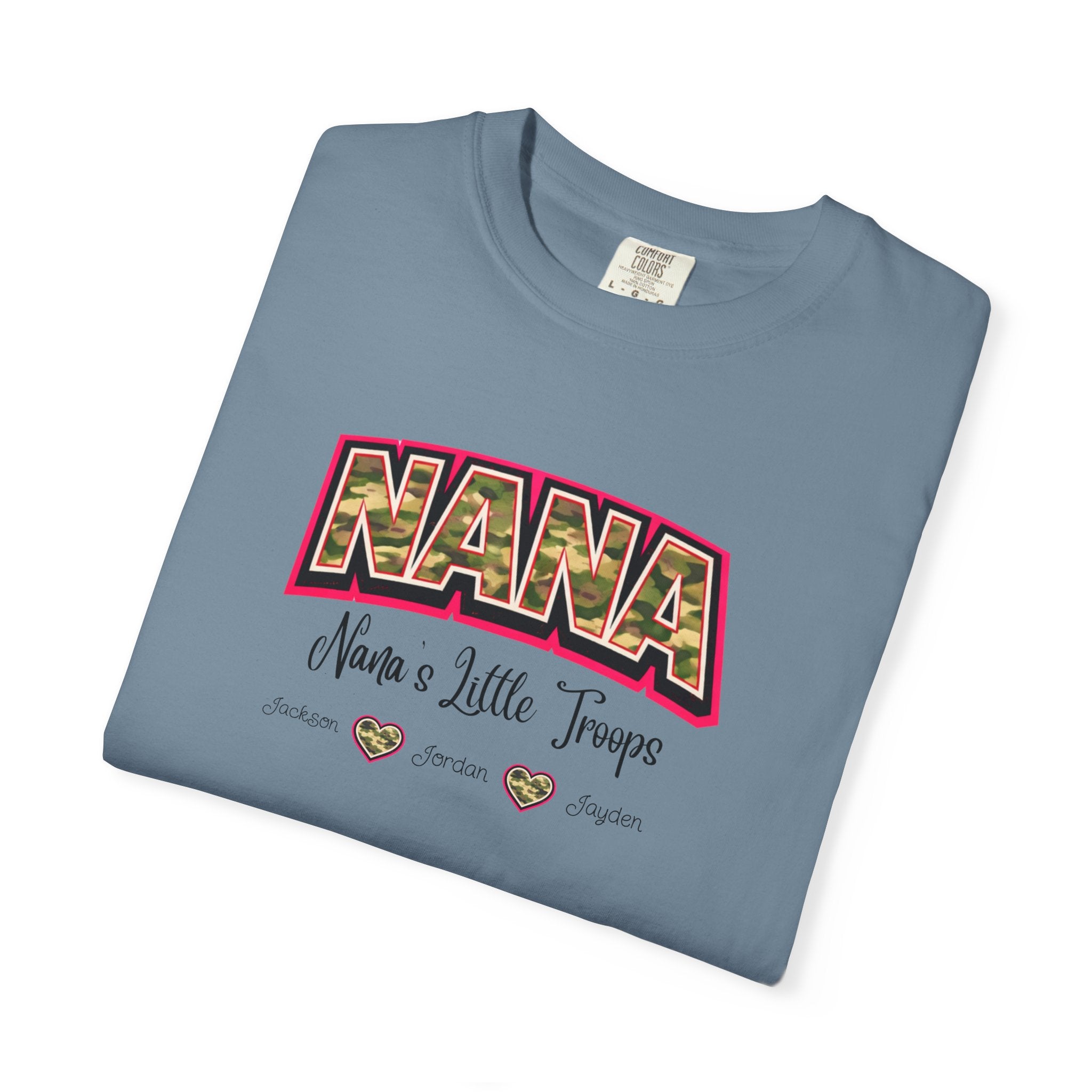NANA Leopard Print Tee - "Nana's a Little Tramp" Graphic T-Shirt for Grandmothers