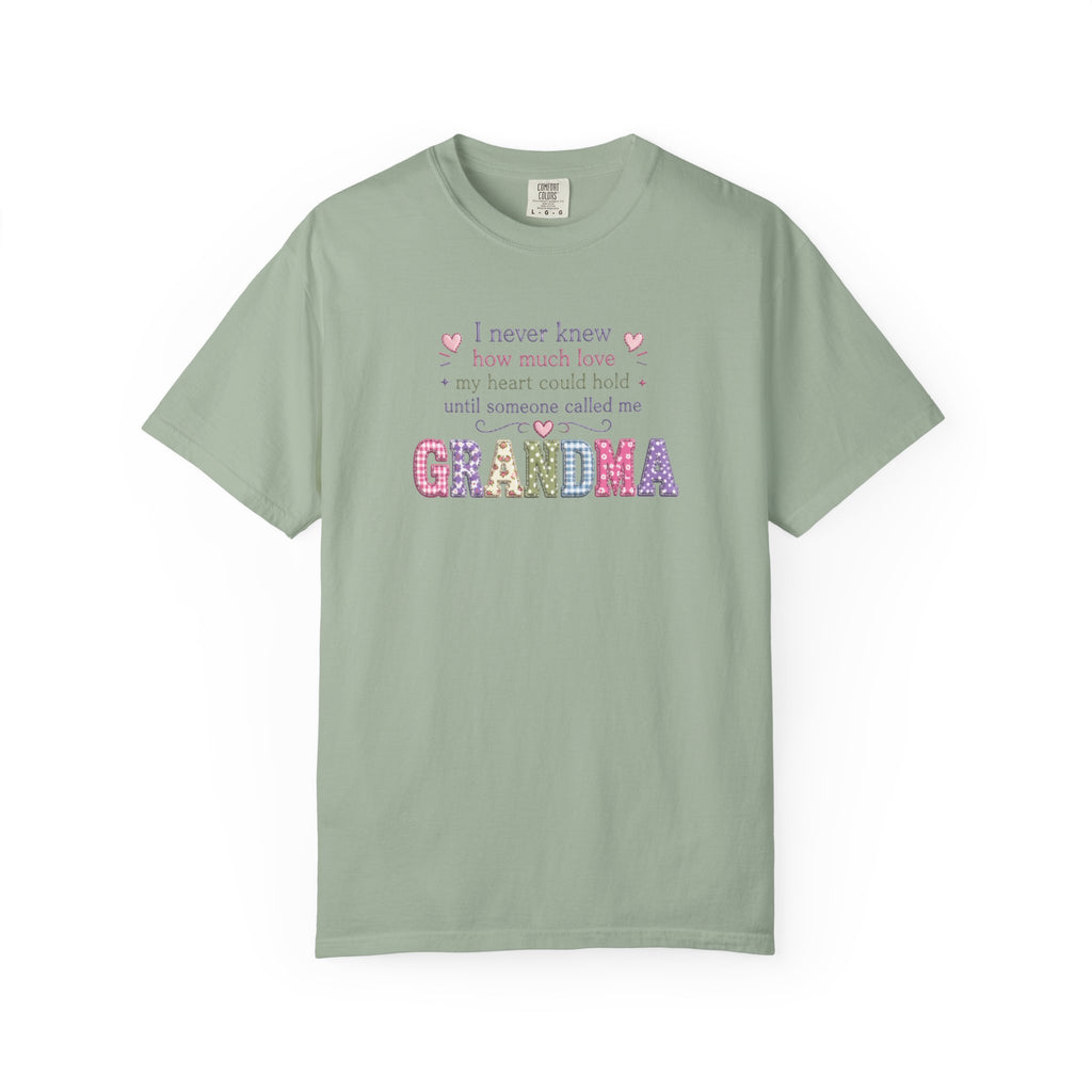 Grandma Floral Lettering T‑Shirt – "I Never Knew How Much Love" Mother's Day Gift