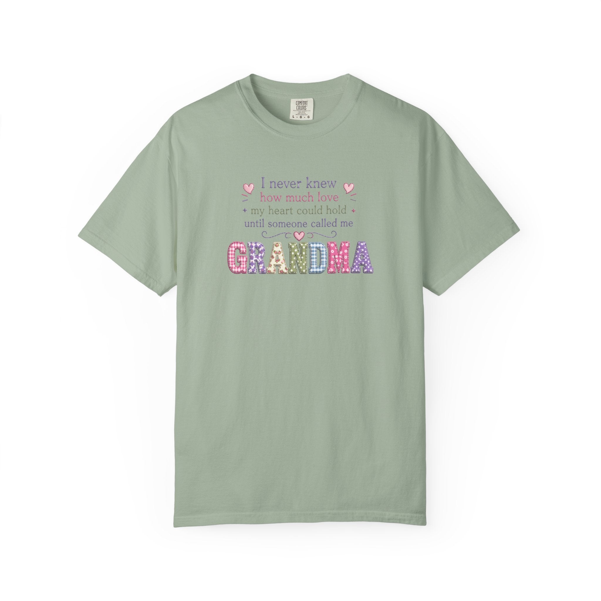 Grandma Floral Lettering T‑Shirt – "I Never Knew How Much Love" Mother's Day Gift