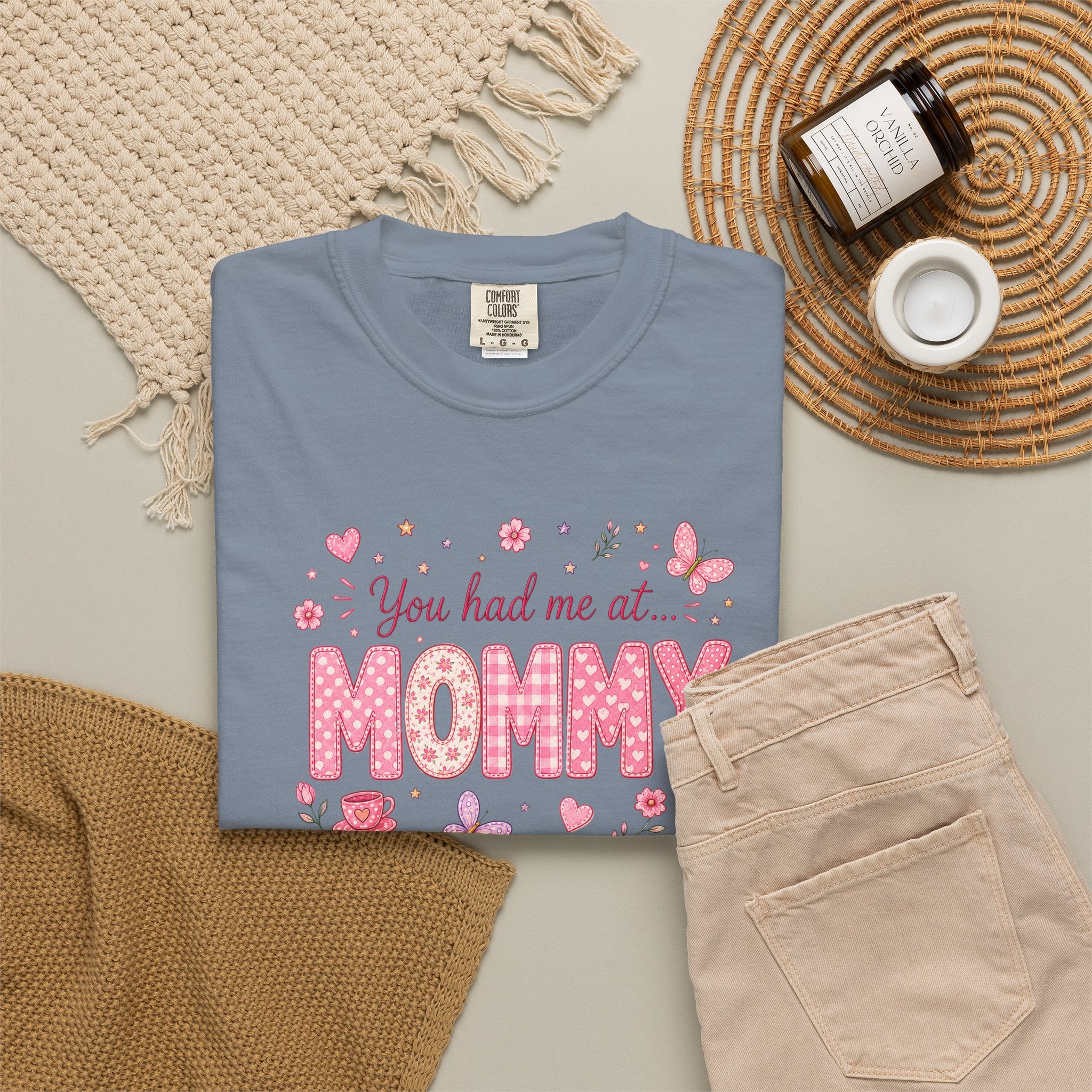 You Had Me at Mommy T-Shirt — Cute Pink Mommy Graphic Tee for New Moms & Mother's Day