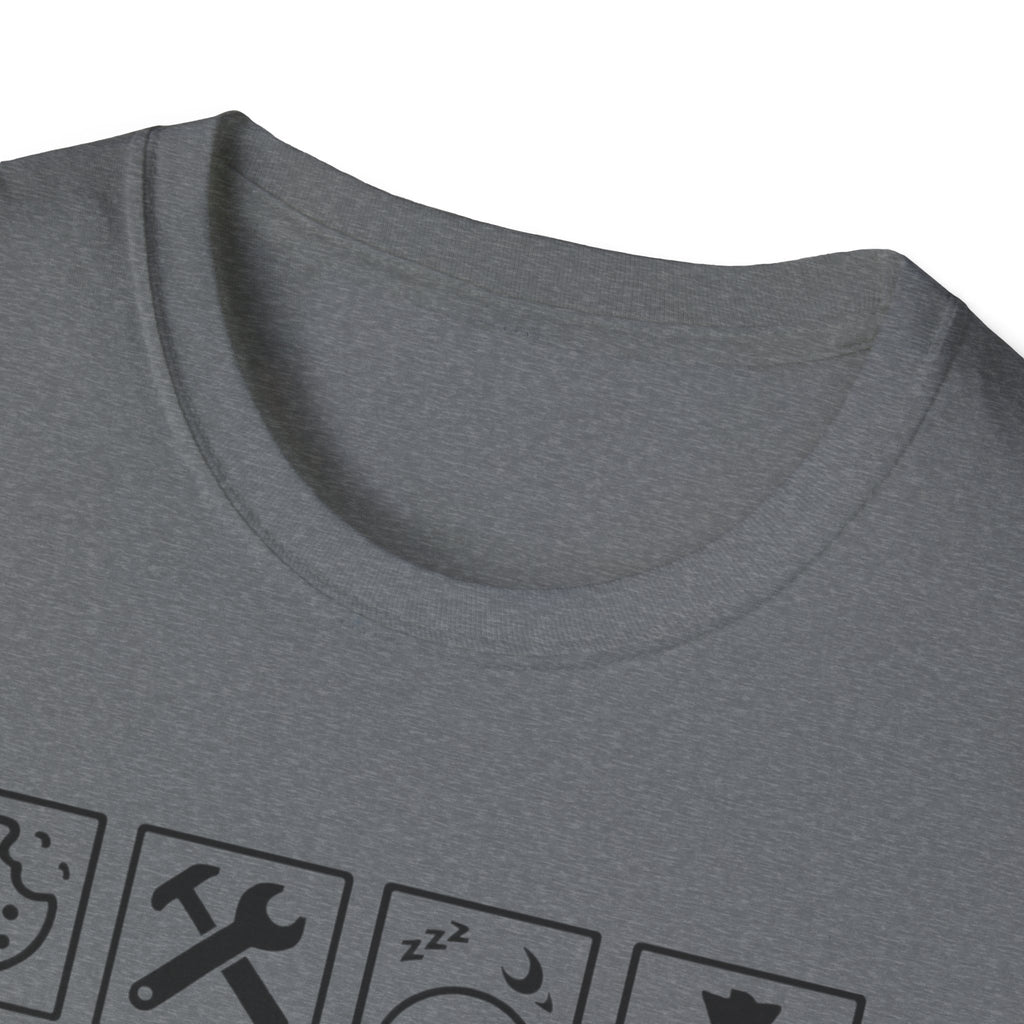 Papa Warning T-Shirt — Funny Grandpa Gift, 'Spoils Grandkids & Hands Out Biscuits' Tee