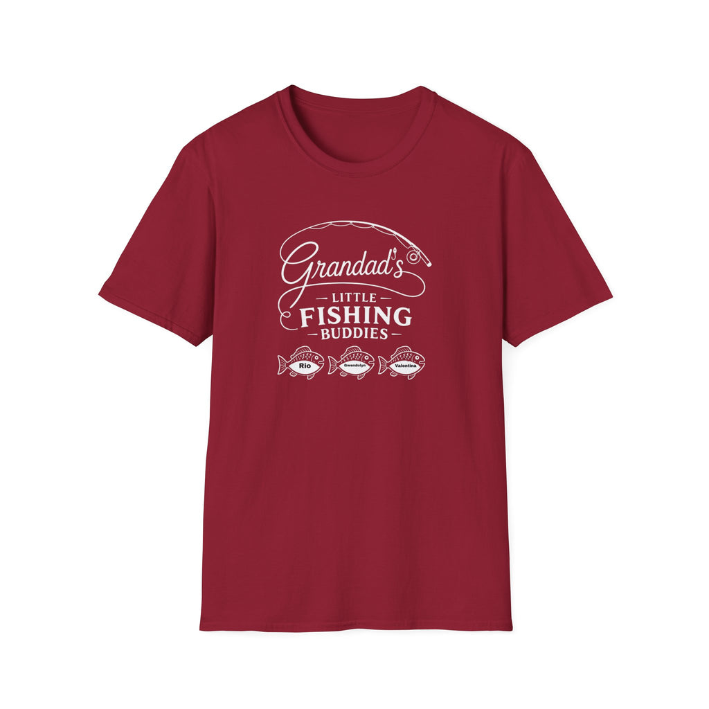 Granddad’s Little Fishing Buddies T-Shirt — Father/Grandparent Fishing Gift