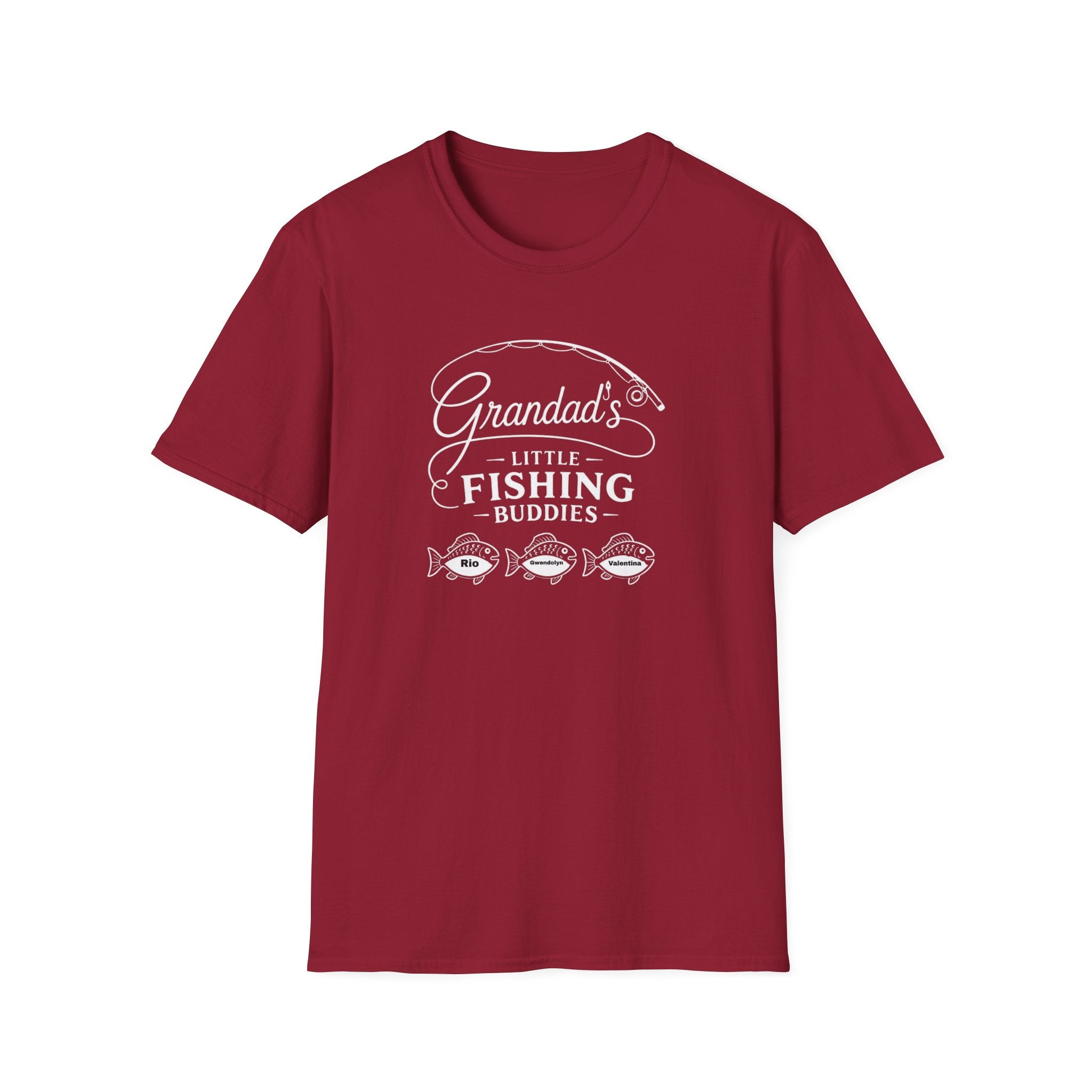 Granddad’s Little Fishing Buddies T-Shirt — Father/Grandparent Fishing Gift