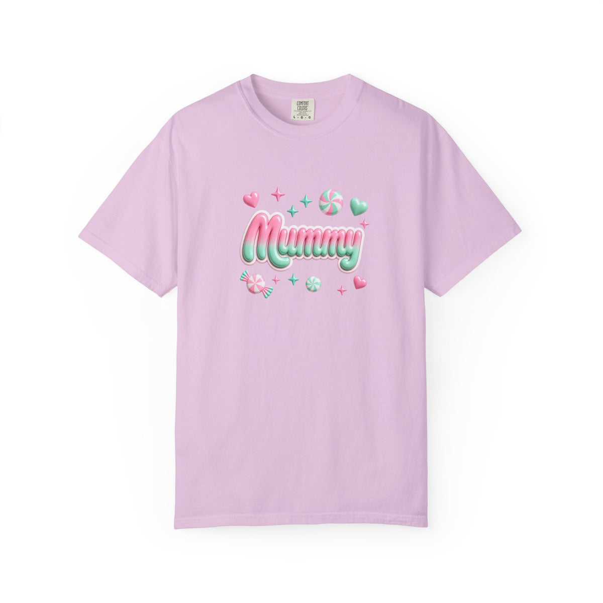 Mummy Pastel Candy Script T-Shirt