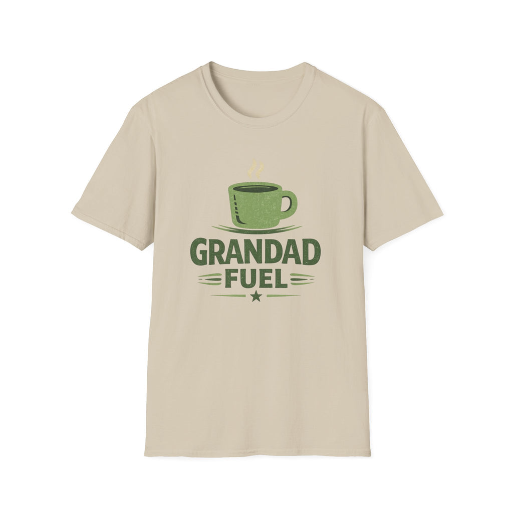 Grandad Fuel T-Shirt – Coffee Lover Grandpa Gift