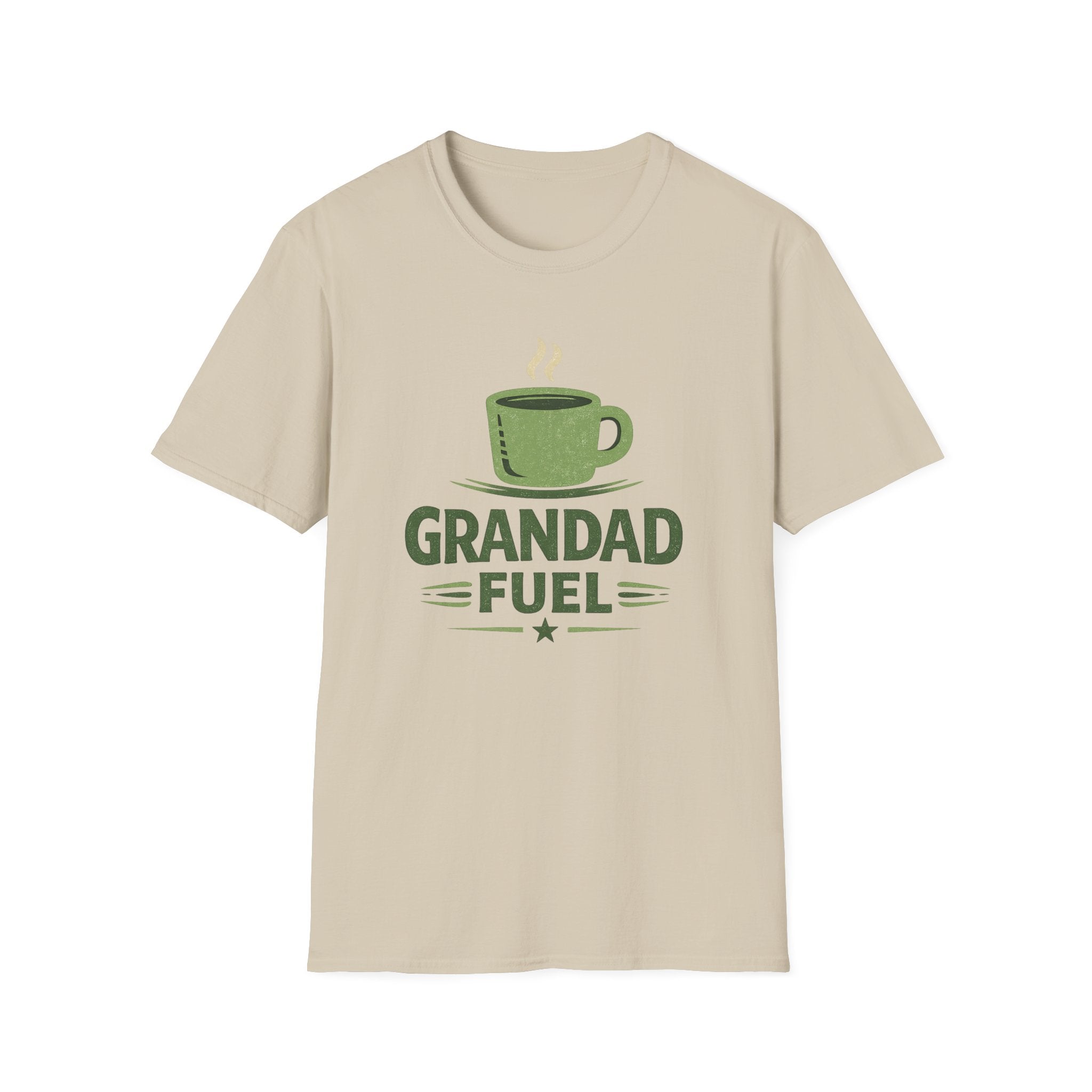 Grandad Fuel T-Shirt – Coffee Lover Grandpa Gift