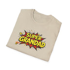 Super Grandad Comic-Style T-Shirt — Father’s Day Gift for Grandpa