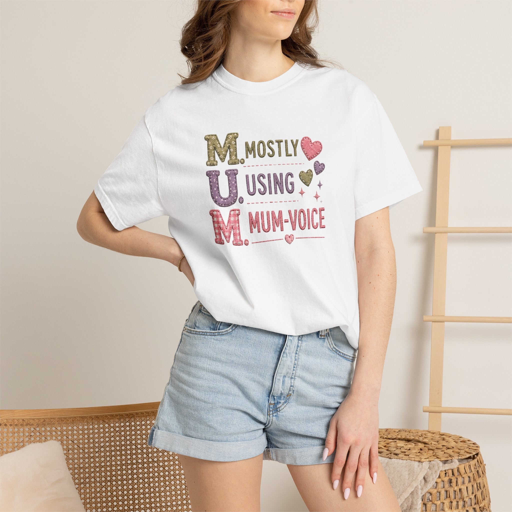 MUM Mostly Using Mum-Voice T-Shirt — Funny Mother's Day Mom Tee