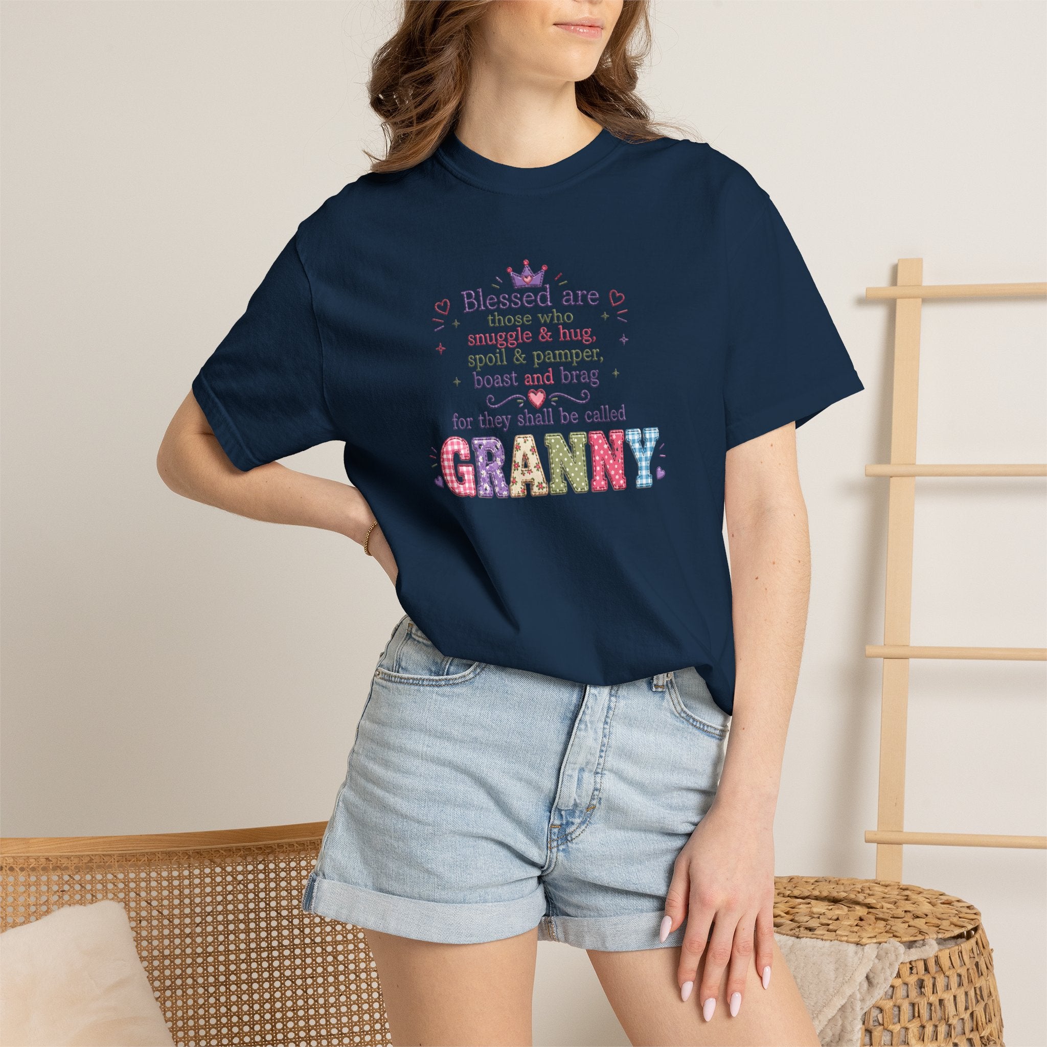 Granny Blessing T-Shirt — "Blessed are those who ... shall be called Granny" Gift Tee