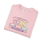 Gran Grandma T-Shirt – "My Favourite People Call Me Gran" Floral Gift Tee