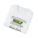 Grandad's Golf Buddies T-Shirt — Personalized Names Golf Tee