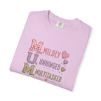 MUM Acronym T-Shirt – "Mildly Unhinged, Multitasker" Funny Mom Shirt