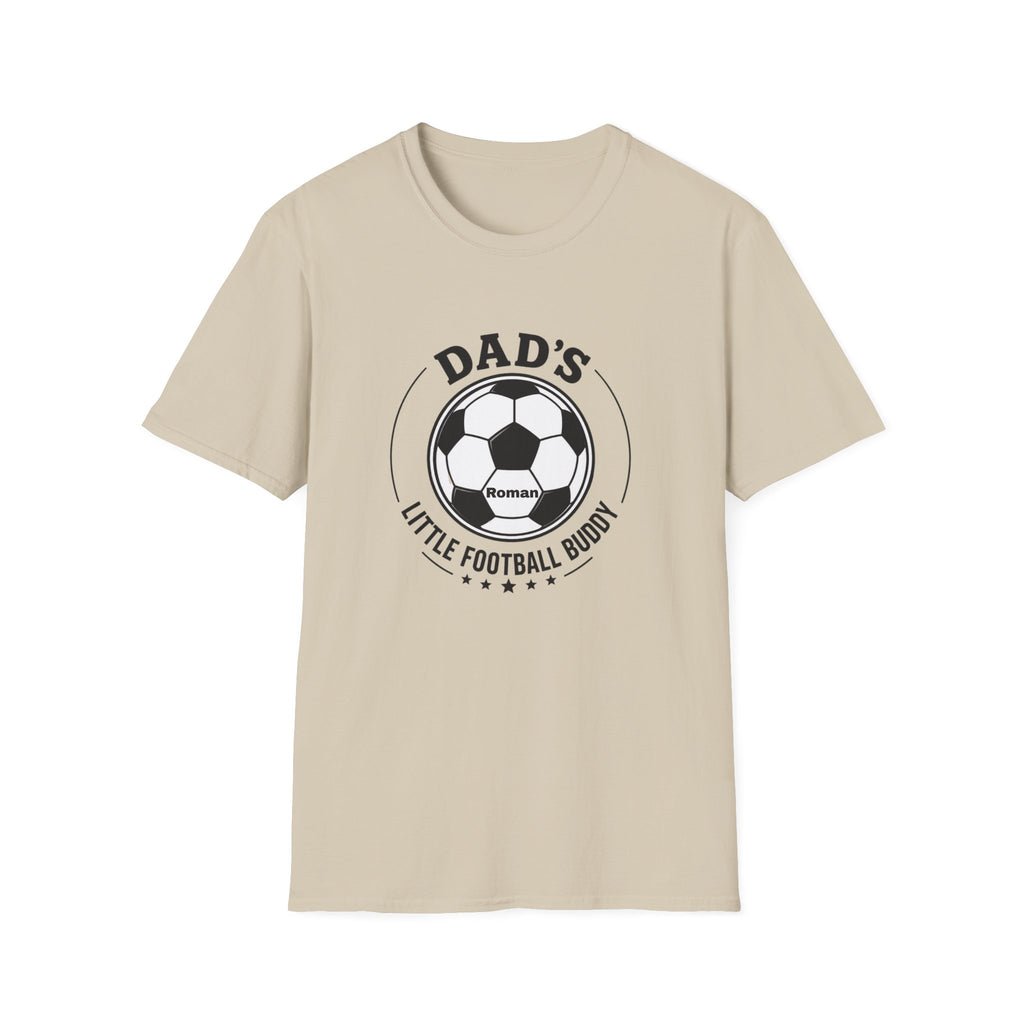 Dad's Little Football Buddy Tee -Add Name- Personalise