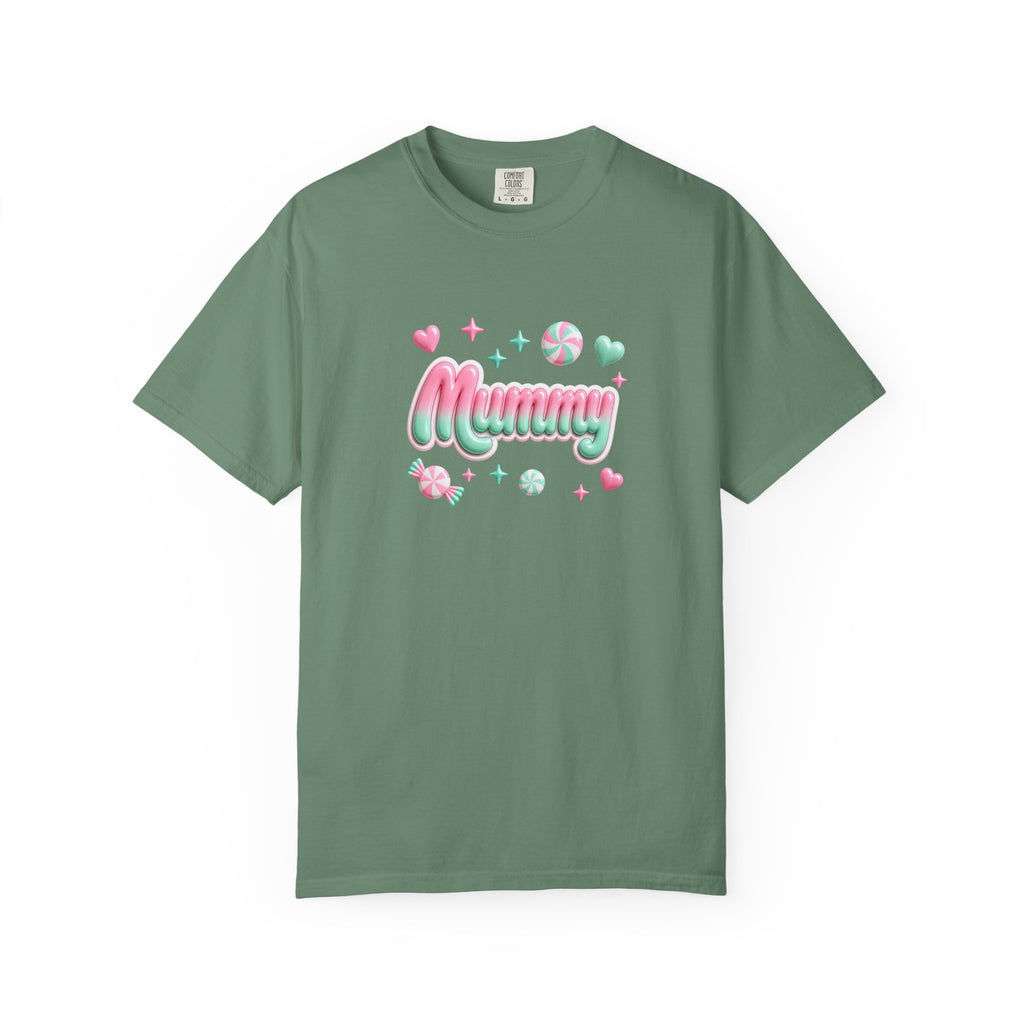 Mummy Pastel Candy Script T-Shirt