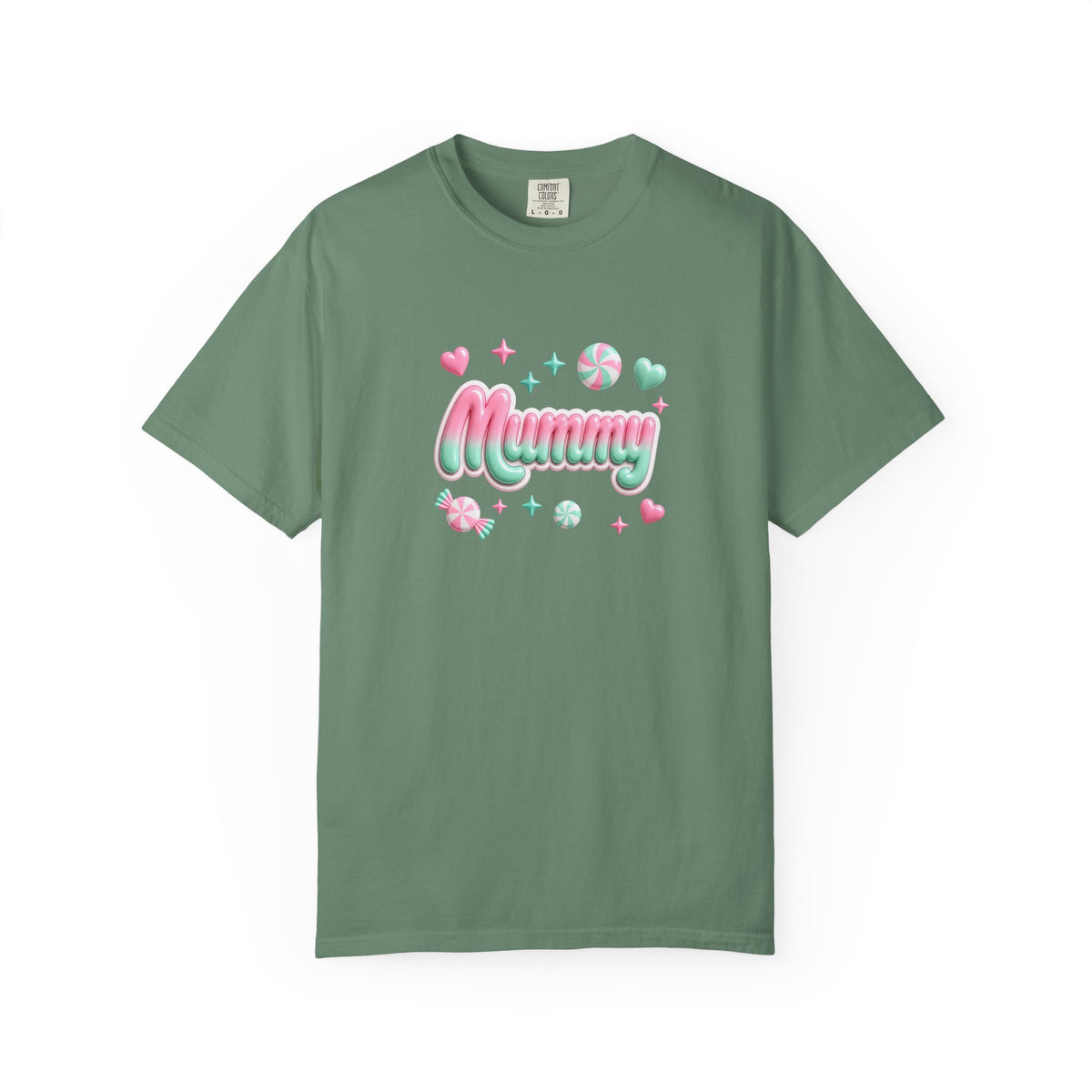 Mummy Pastel Candy Script T-Shirt