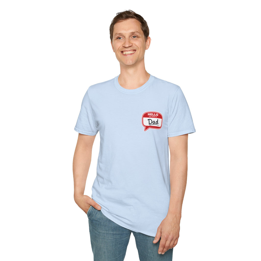Hello Dad Speech Bubble T-Shirt — Father's Day Gift Tee