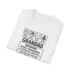 Funny Grandad T-Shirt — Spoils Grandchildren, Loves Biscuits & Hugs