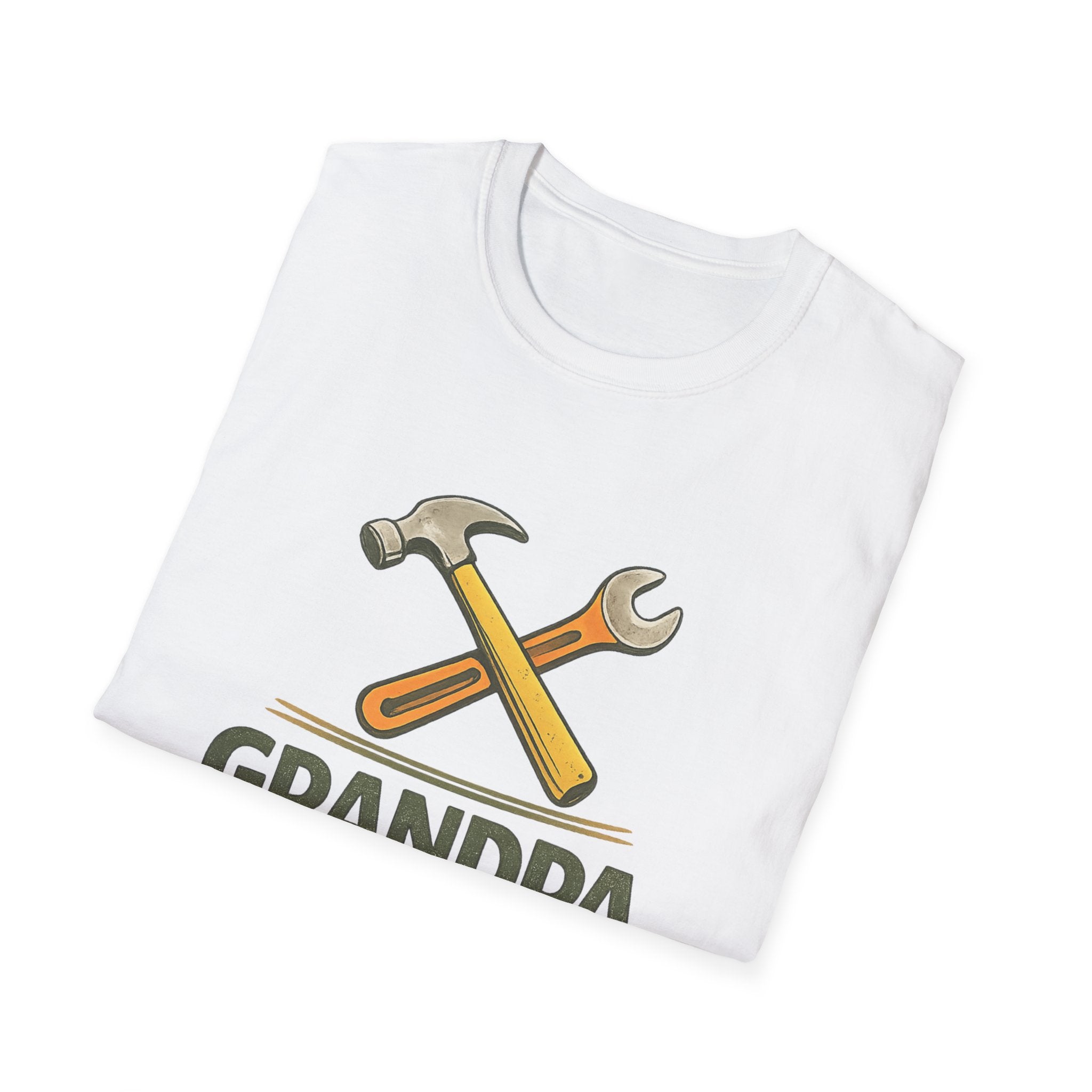 Grandpa Can Fix It T-Shirt — Handyman Tools Retro Tee for Fathers, Grandfathers & DIY Lovers