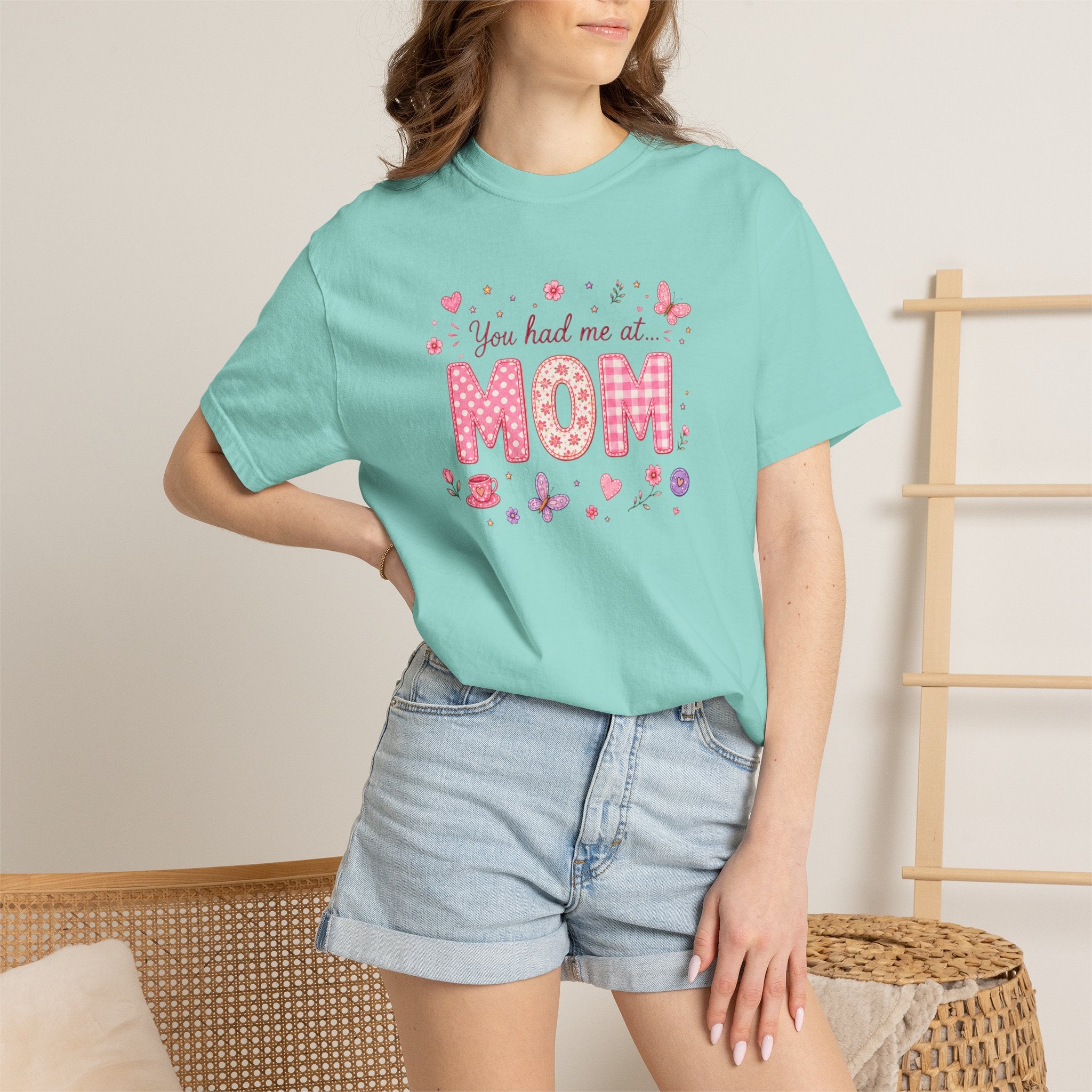 You Had Me at MOM Floral T-Shirt