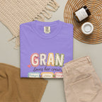 Gran Loves Her Crew T-Shirt — Personalized Grandma Family Names Tee