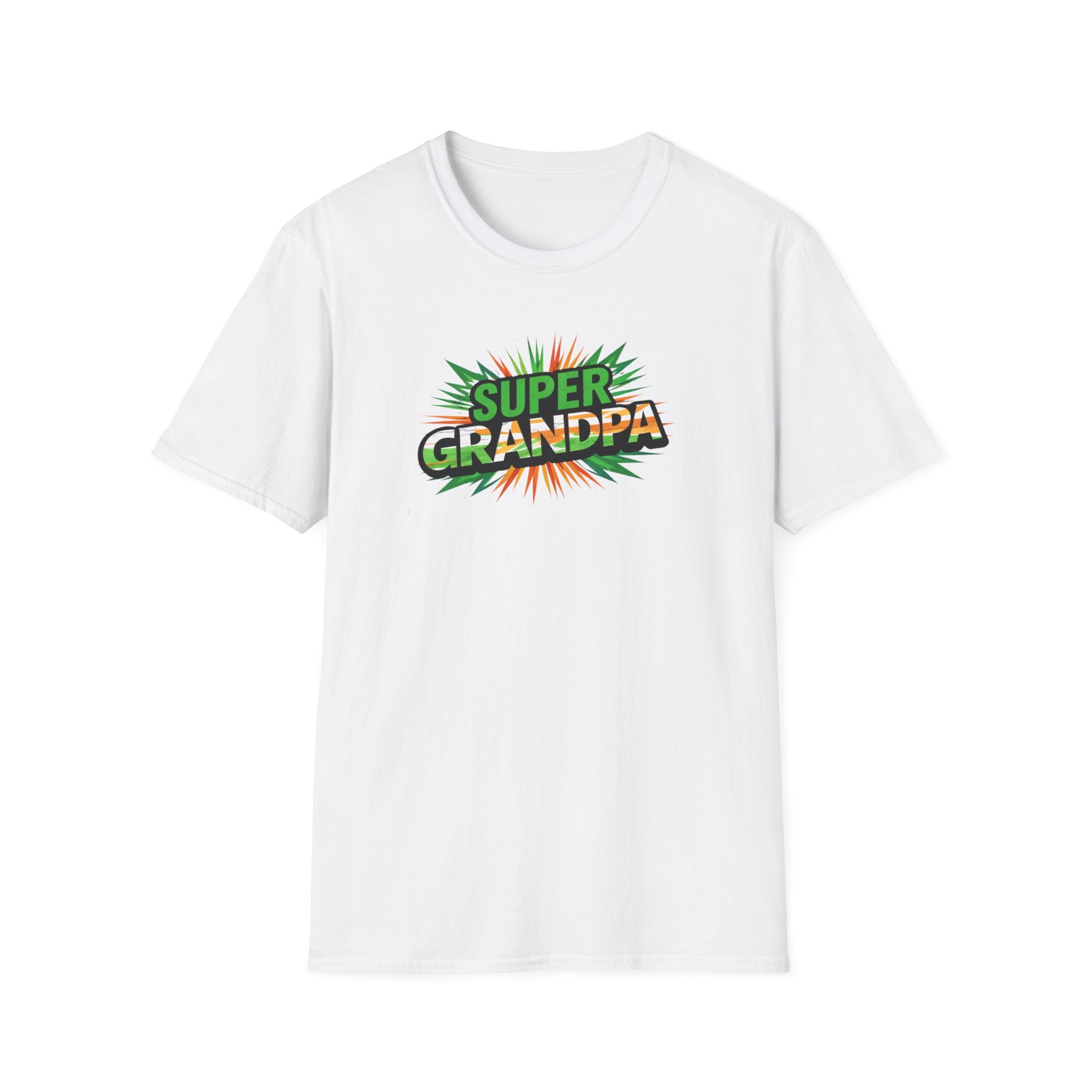 Super Grandpa Ireland Flag/Irish themed T-Shirt — Retro Comic Father's Day Gift