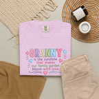 Granny Floral Tee — "Granny is the sunshine that makes our family garden bloom with love"