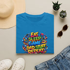 “Eat Sleep Game Dad Stuff Repeat” T-Shirt