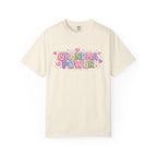 Grandma Power T-Shirt — Cute Heart Graphic Tee for Grandmothers