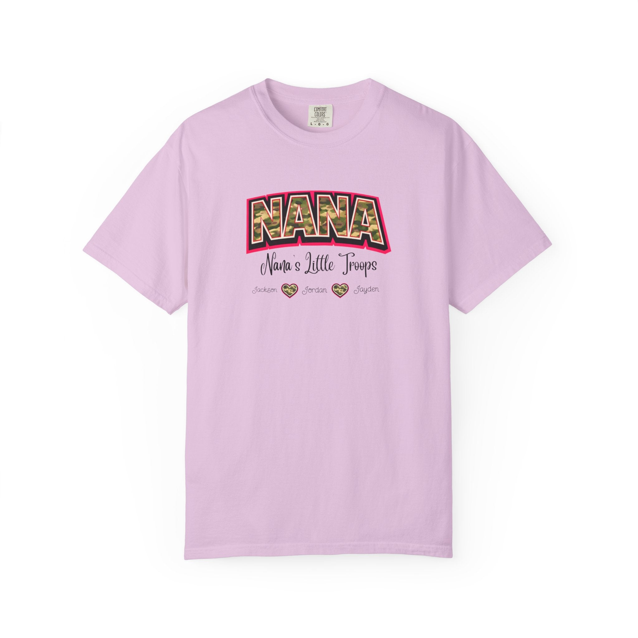 NANA Leopard Print Tee - "Nana's a Little Tramp" Graphic T-Shirt for Grandmothers