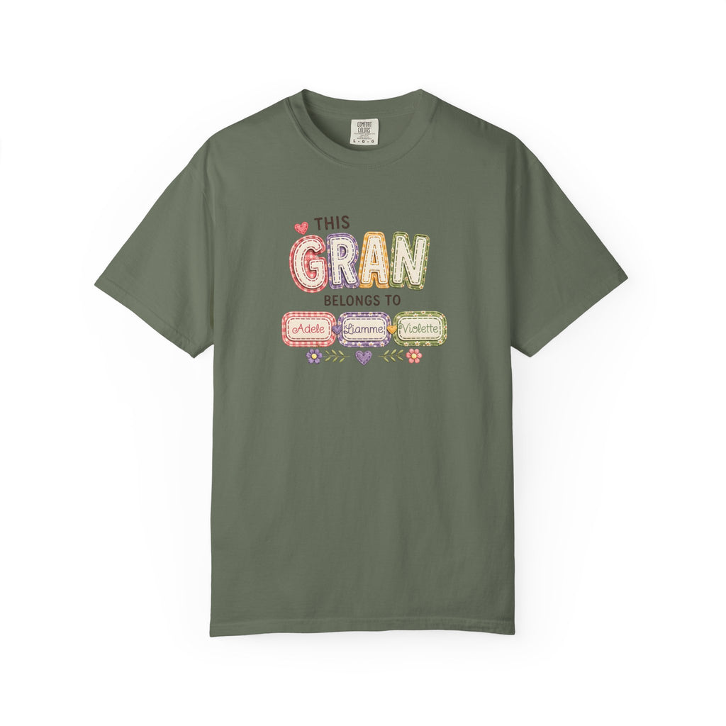 Gran Belongs To T-Shirt — Personalized "This Gran Belongs To" Family Names Tee