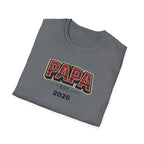 Papa Est. 2026 T-Shirt — New Dad Gift Tee