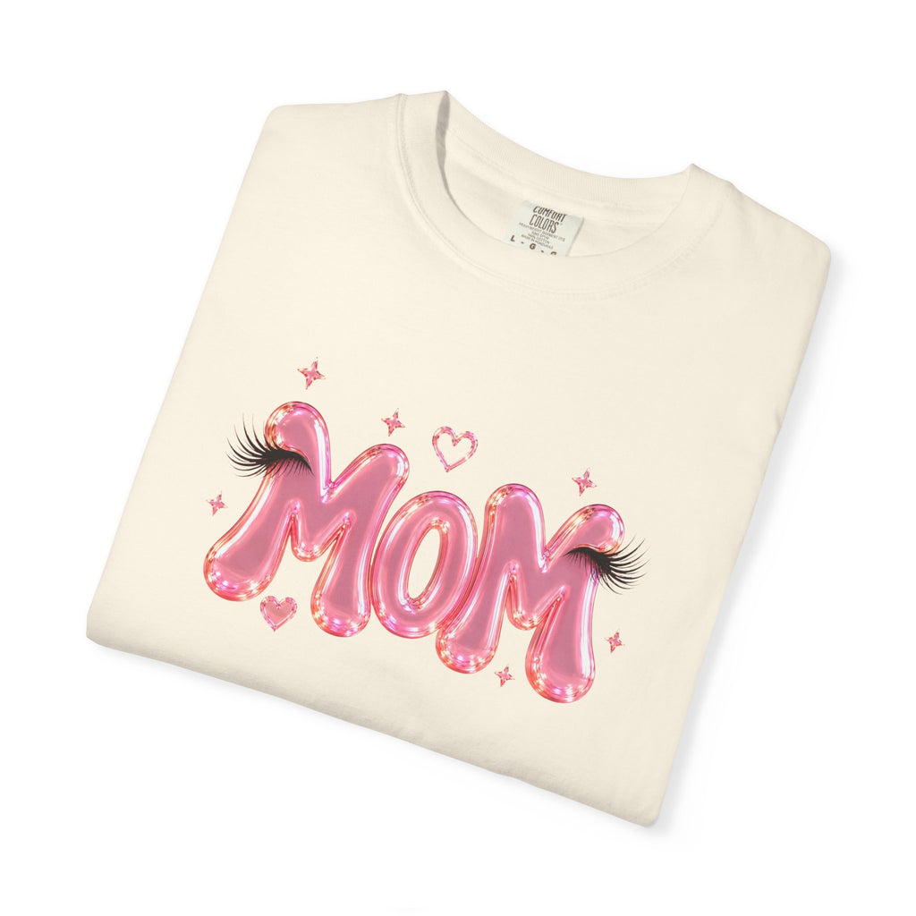 MOM Pink Balloon Eyelashes T-Shirt