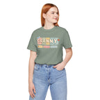 Granny Retro Nameplate T‑Shirt — Personalized Grandma Tee