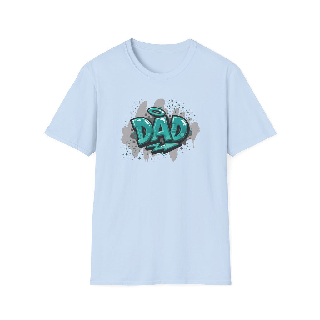 Graffiti 'DAD' Teal T-Shirt