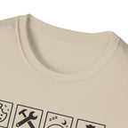 Grandpa Warning T-Shirt — "Spoils Grandkids & Hands Out Biscuits" Funny Grandpa Gift