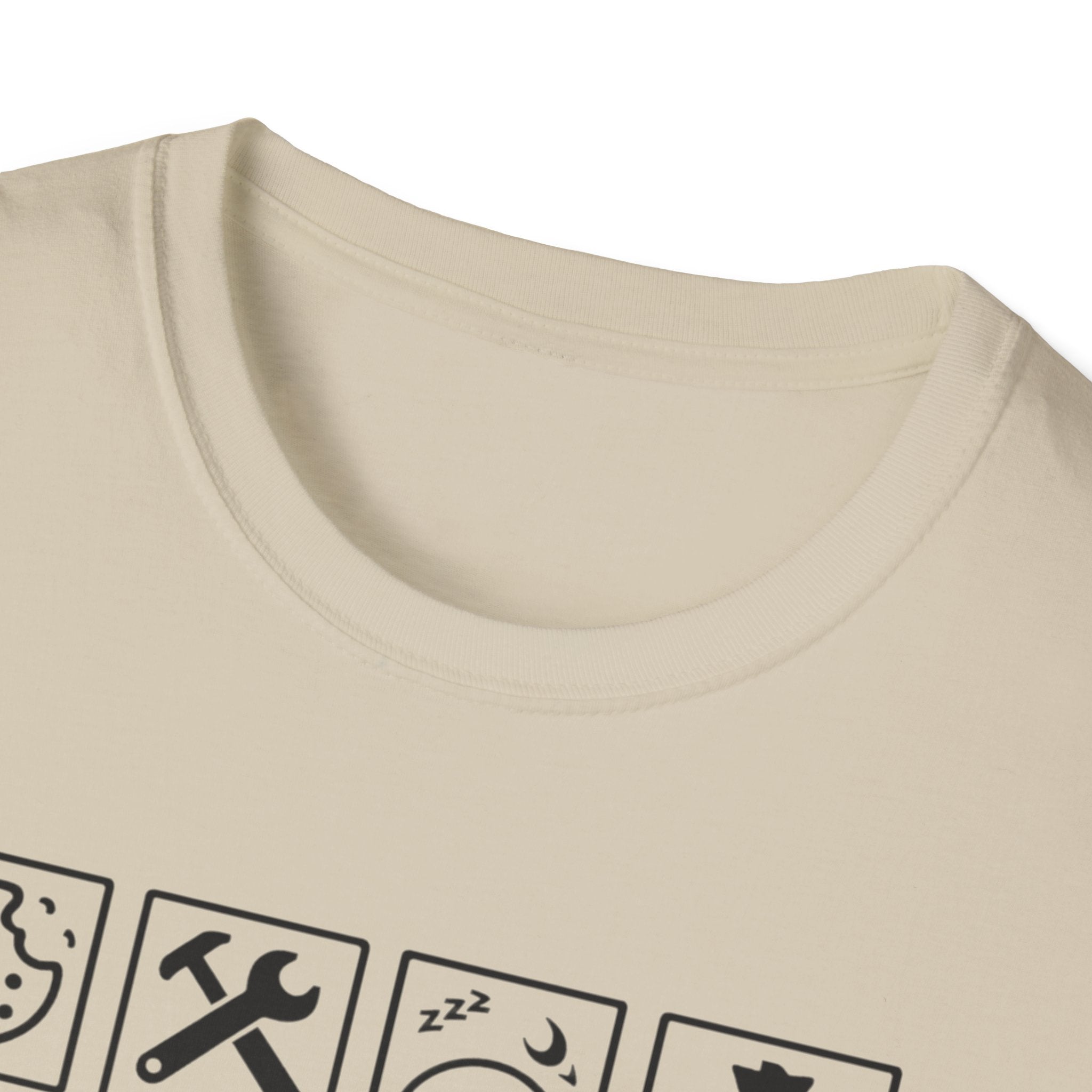 Grandpa Warning T-Shirt — "Spoils Grandkids & Hands Out Biscuits" Funny Grandpa Gift
