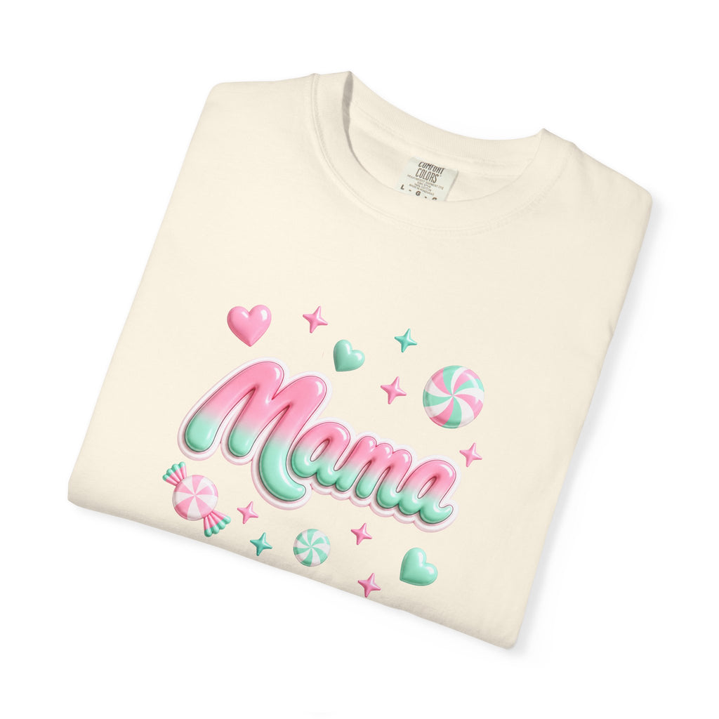 Mama Pastel Candy Script T-Shirt