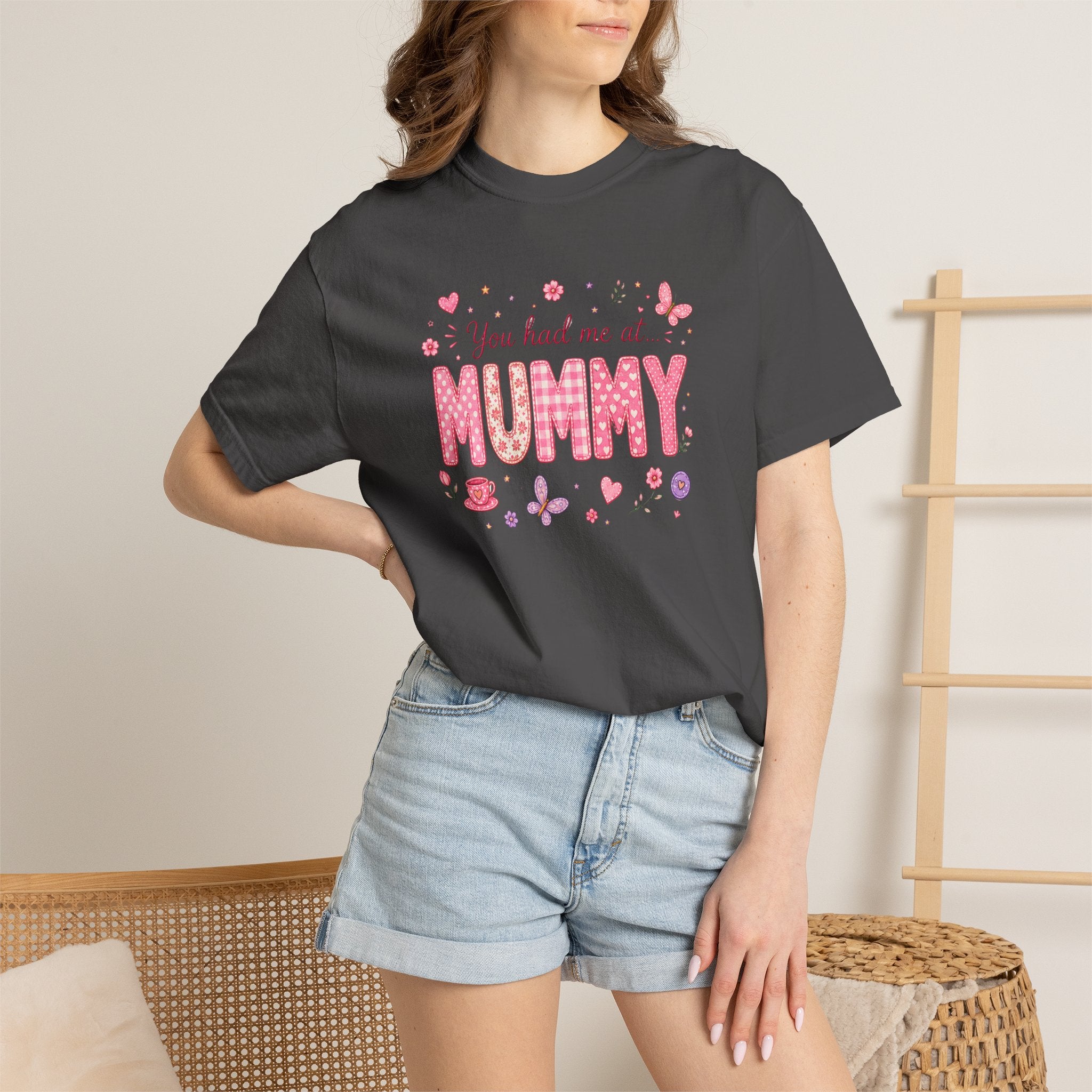You Had Me at Mummy T-Shirt — Cute Pink Mother's Day Tee for New Mums