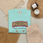 Mom Camo Graphic T-Shirt — "MOM Most Loved Her Little People" Floral Heart Tee