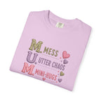 Mom Acronym T-Shirt — "M.U.M. Mess, Utter Chaos, Mini-Hugs" Cute Mom Graphic Tee