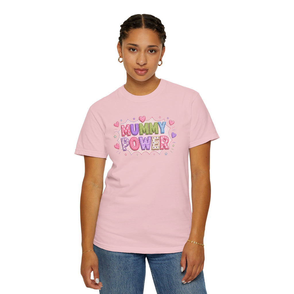 Mummy Power T-Shirt — Cute Pink Heart Mother's Day Tee