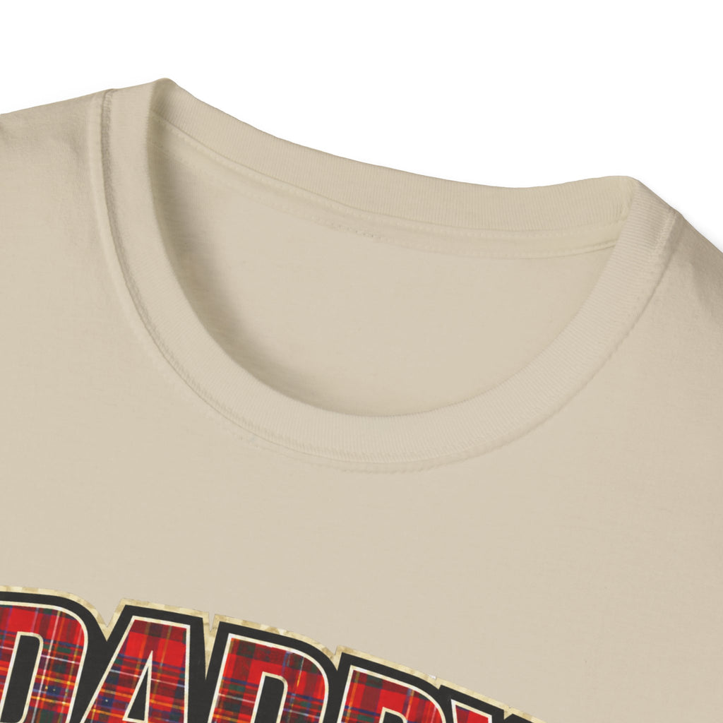 Daddy Plaid Father’s Day T-Shirt — 'Daddy Loves You More Than Coffee' Graphic Tee
