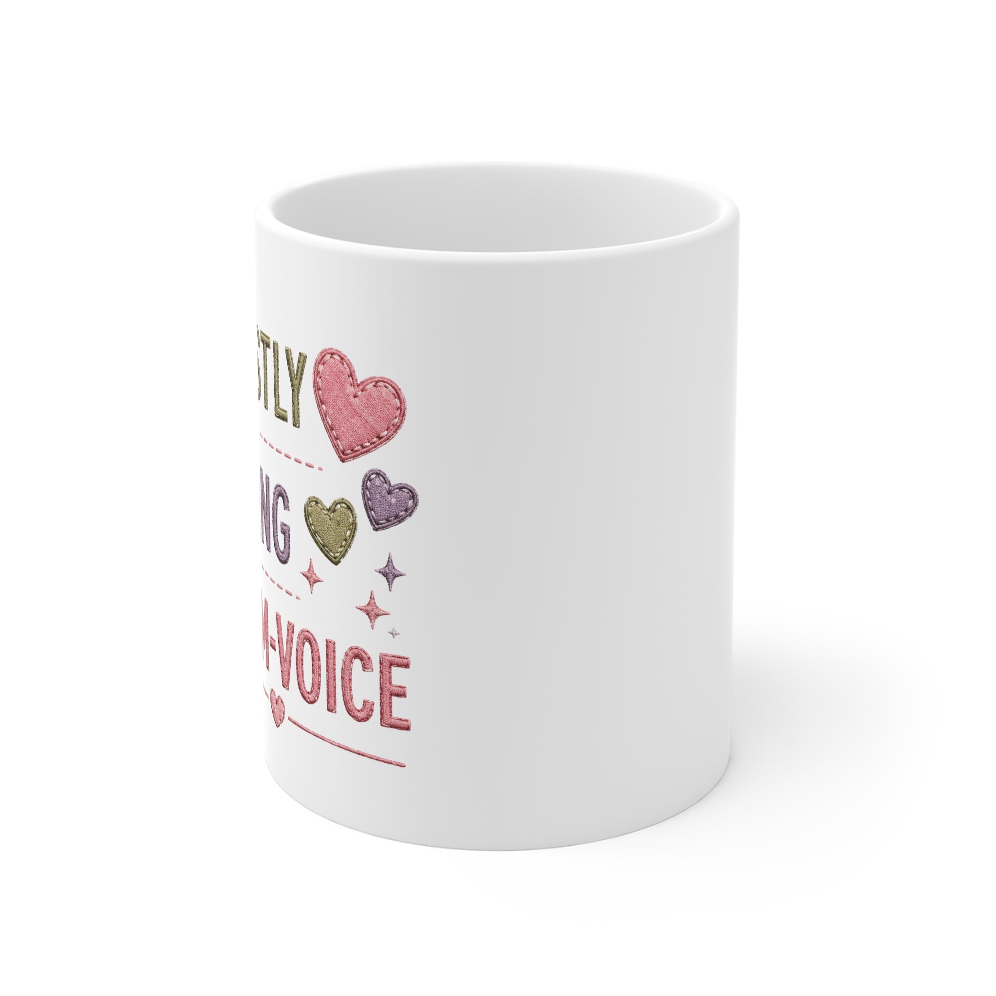 Mug — "M.U.M. Mostly Using Mum-Voice" Funny Mothers Day Coffee Mug