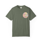 T-Shirt — "Gran Club" Retro Floral Badge Tee
