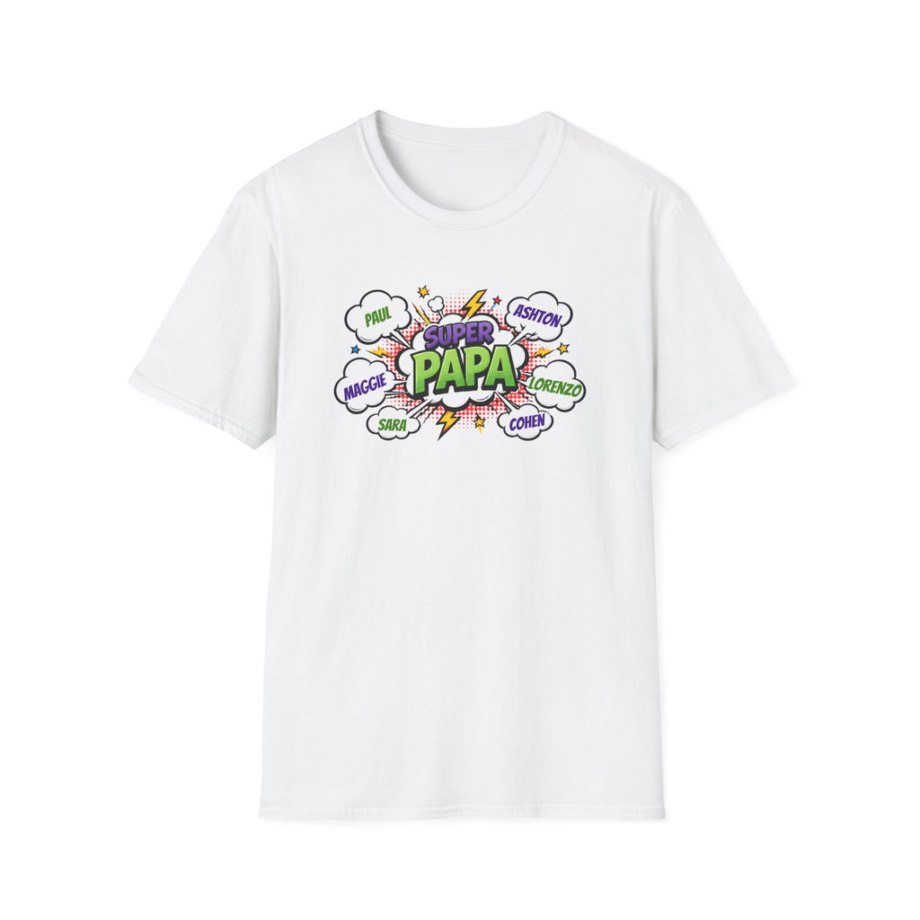 Super Papa Comic T-Shirt — Funny Father’s Day Gift