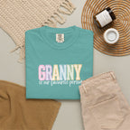 Granny Is Our Favourite Person T-Shirt — Pastel Grandma Gift Tee