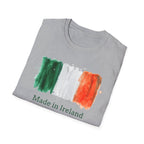 Made in Ireland T-Shirt — Watercolor Irish Flag Tee