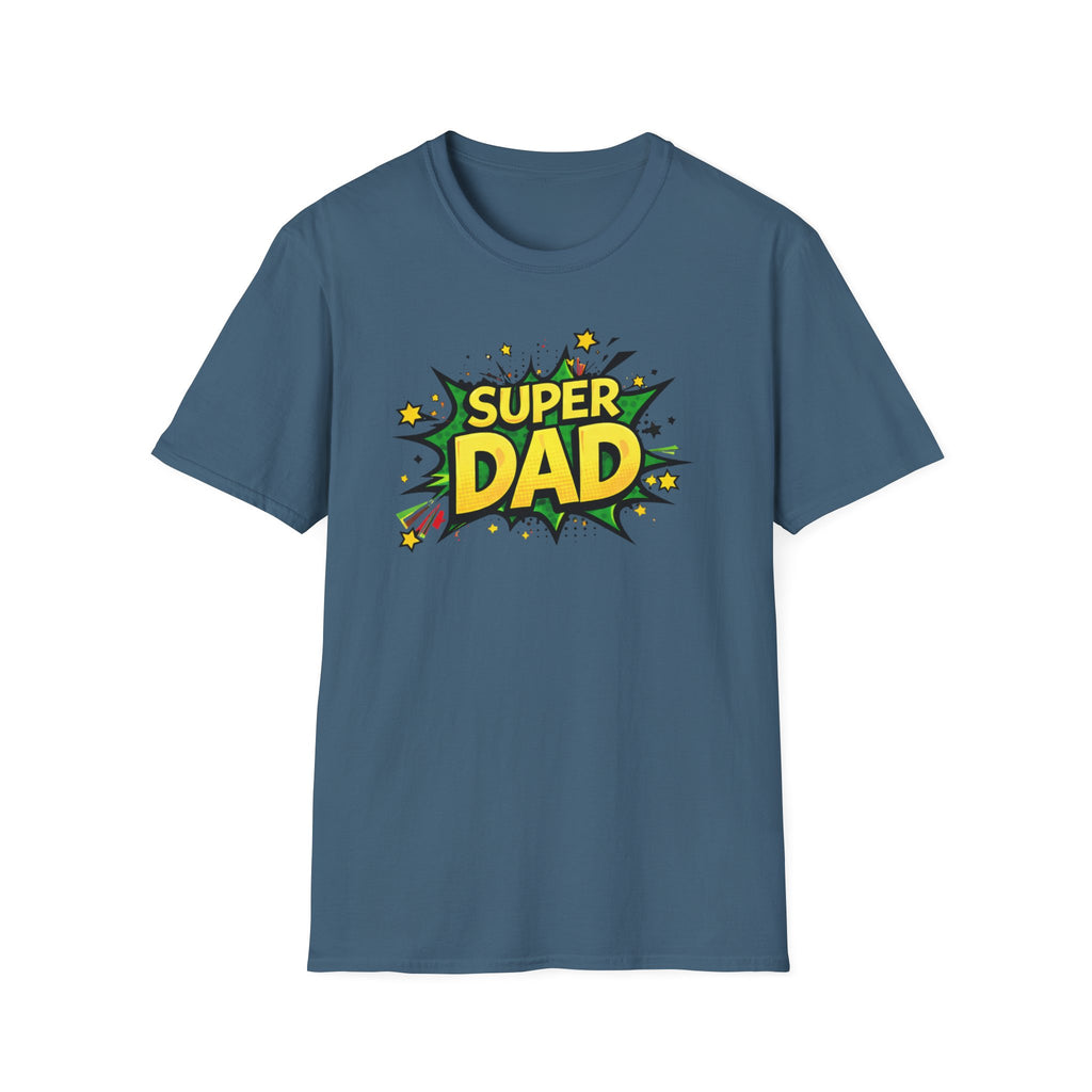 Super Dad Comic-Style T-Shirt — Father's Day Gift Tee