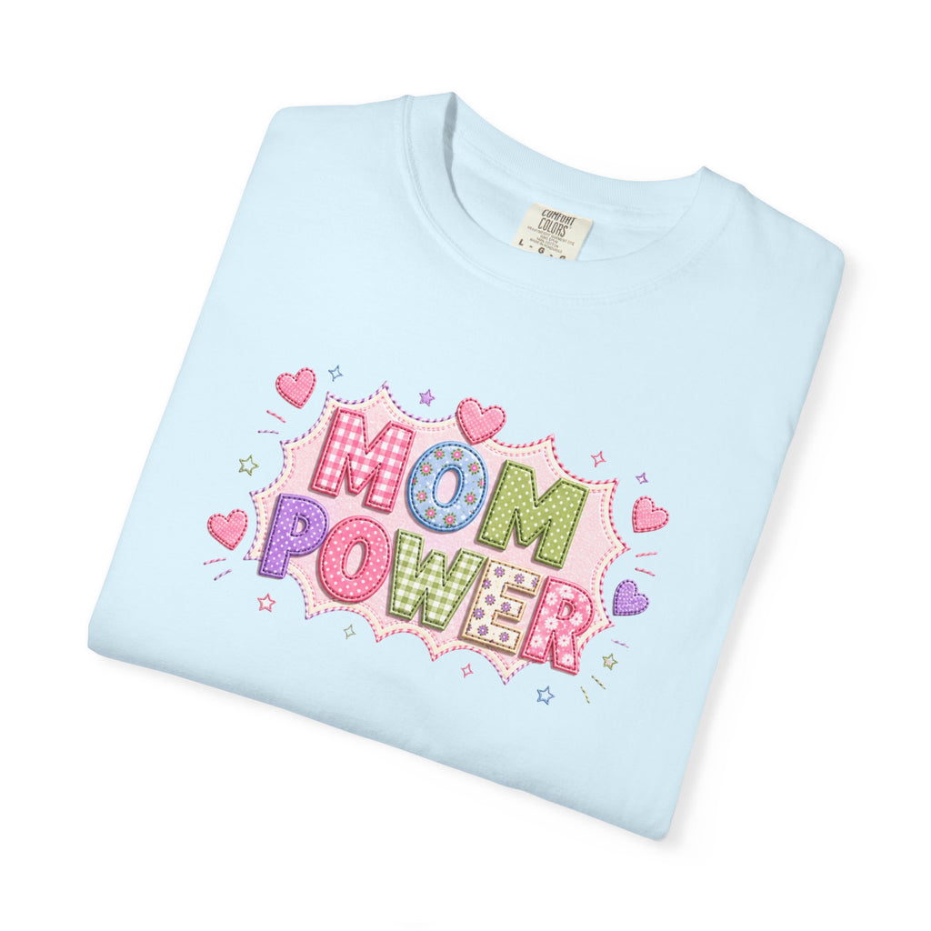 Mom Power T-Shirt — Cute Pastel Heart Mother's Day Tee